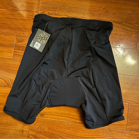 Quest Men’s Technical Padded Cycling Shorts Mens XL Black Mountain Bike BNWT - Picture 3 of 4